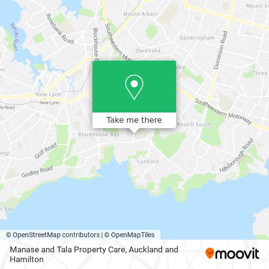 Manase and Tala Property Care map