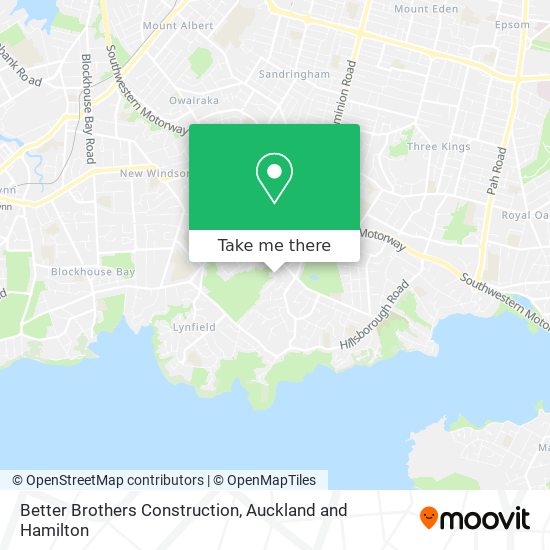 Better Brothers Construction map