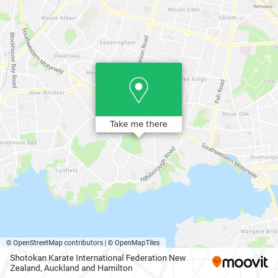 Shotokan Karate International Federation New Zealand地图