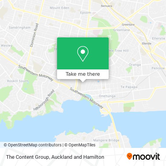 The Content Group map