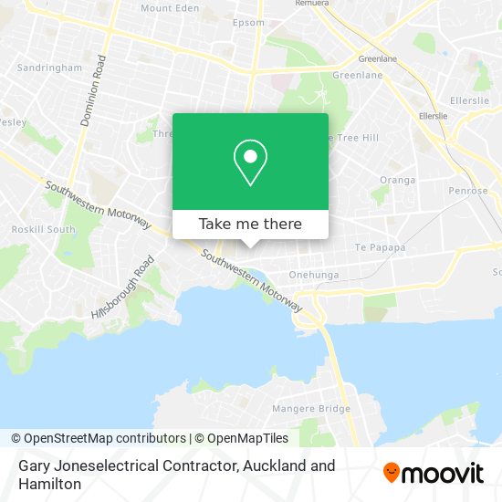 Gary Joneselectrical Contractor map