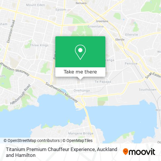 Titanium Premium Chauffeur Experience map