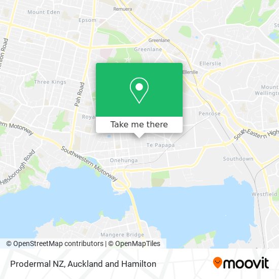 Prodermal NZ map