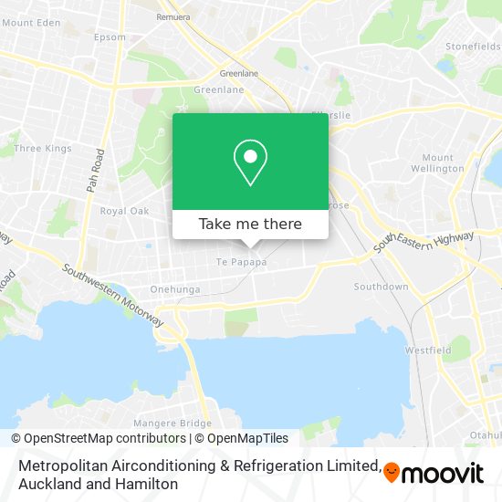 Metropolitan Airconditioning & Refrigeration Limited map