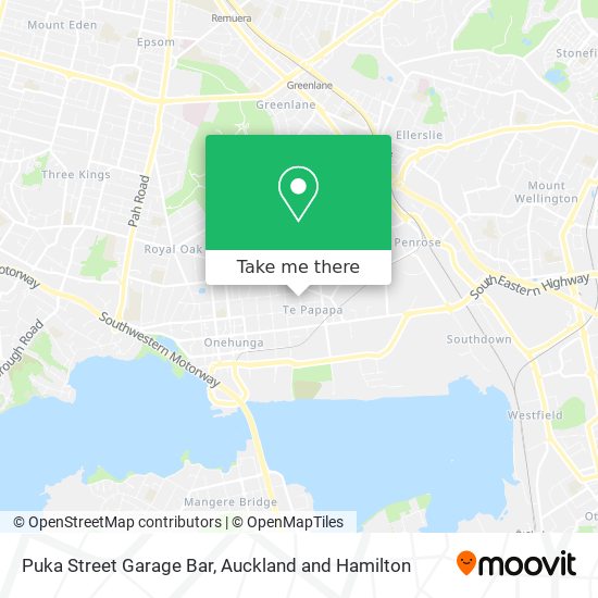Puka Street Garage Bar map