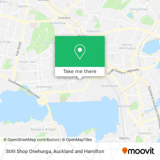 Stihl Shop Onehunga map