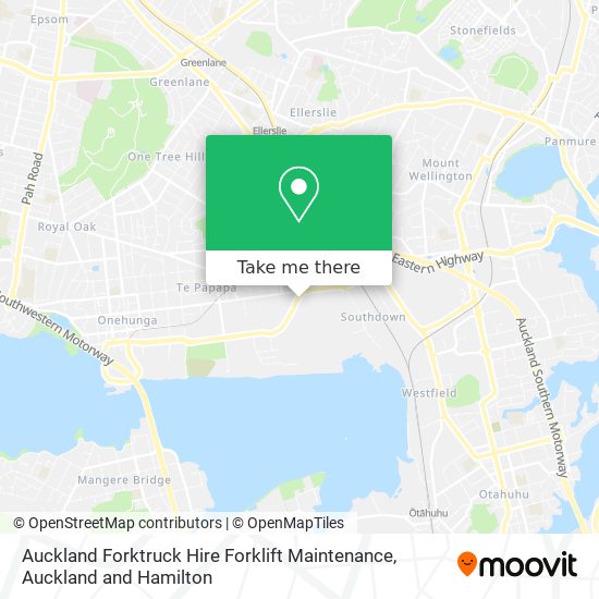 Auckland Forktruck Hire Forklift Maintenance map