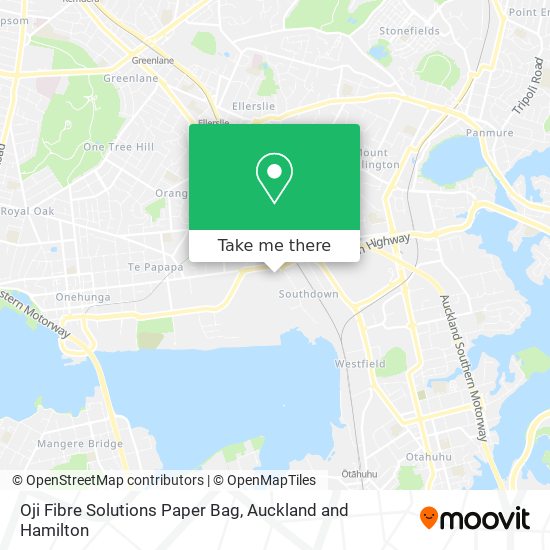 Oji Fibre Solutions Paper Bag map