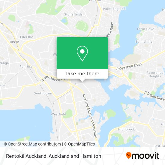 Rentokil Auckland map