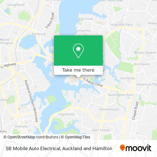 SB Mobile Auto Electrical map
