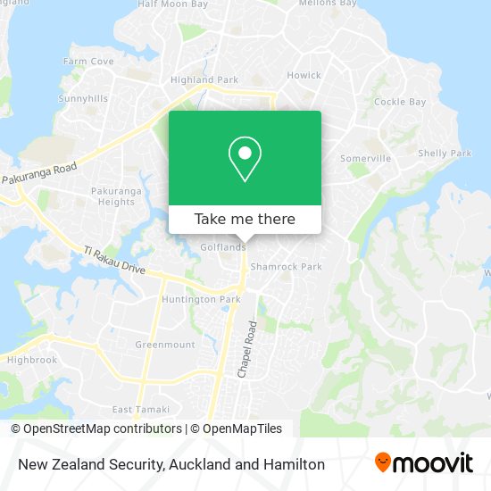 New Zealand Security map