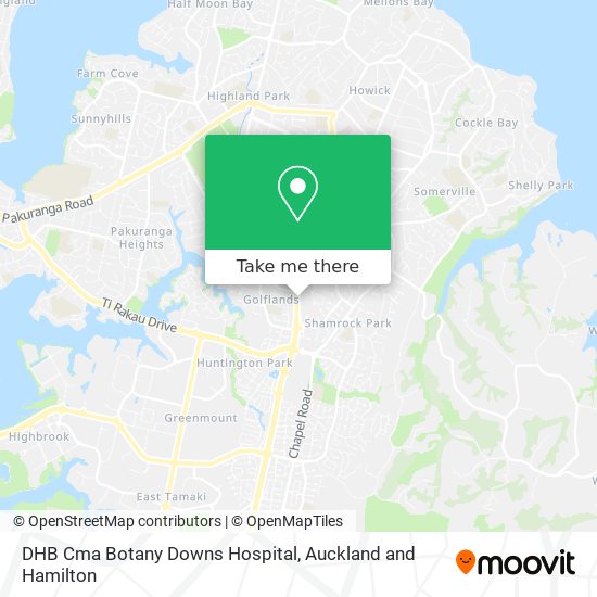 DHB Cma Botany Downs Hospital地图