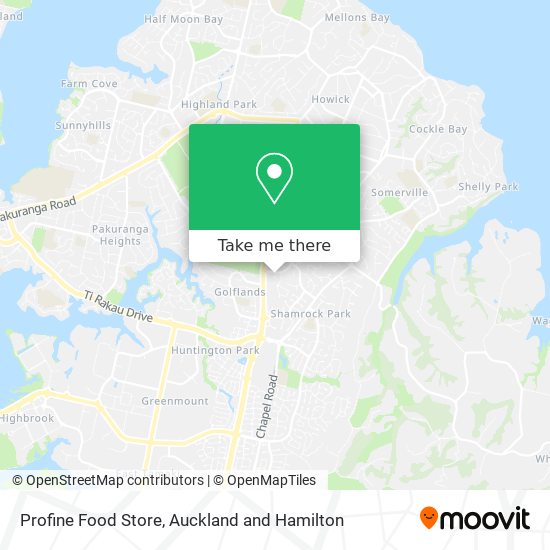 Profine Food Store map