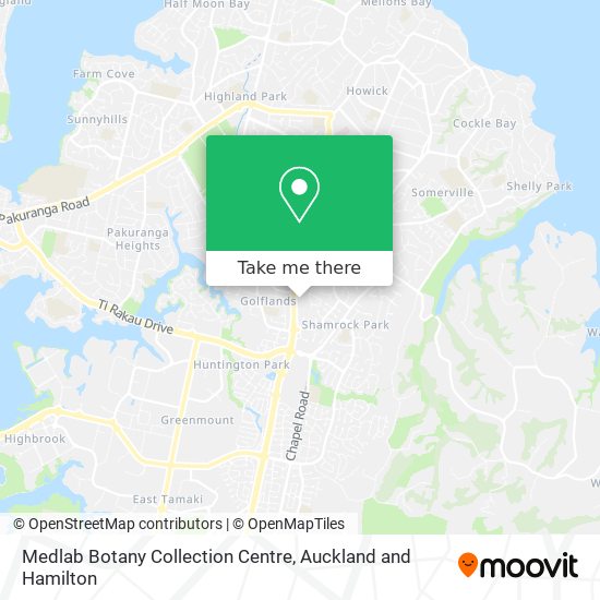 Medlab Botany Collection Centre map