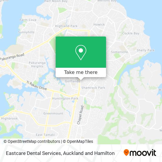 Eastcare Dental Services map