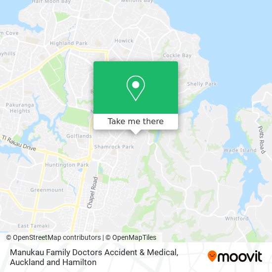 Manukau Family Doctors Accident & Medical map