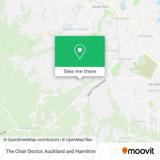 The Chair Doctor map