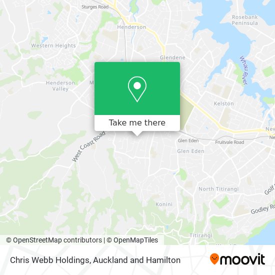 Chris Webb Holdings map