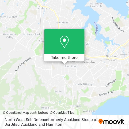 North West Self Defenceformerly Auckland Studio of Jiu Jitsu map