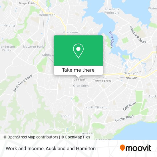 Work and Income map