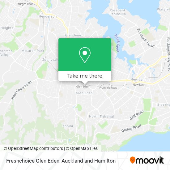 Freshchoice Glen Eden map