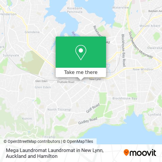 Mega Laundromat Laundromat in New Lynn地图