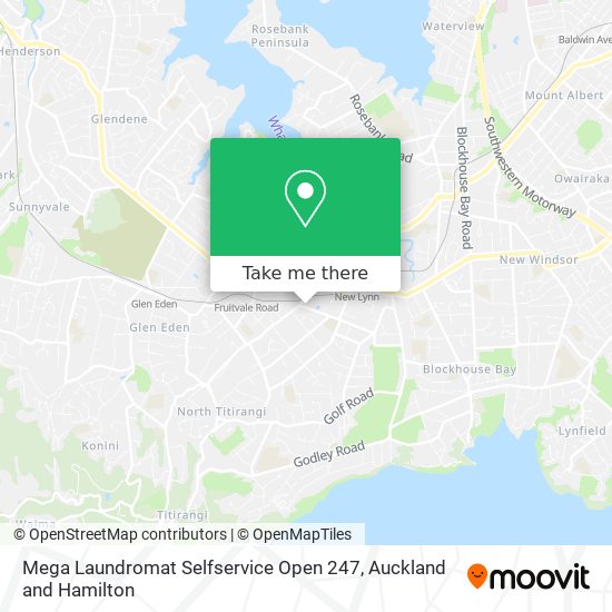 Mega Laundromat Selfservice Open 247 map