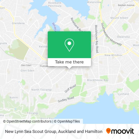 New Lynn Sea Scout Group map