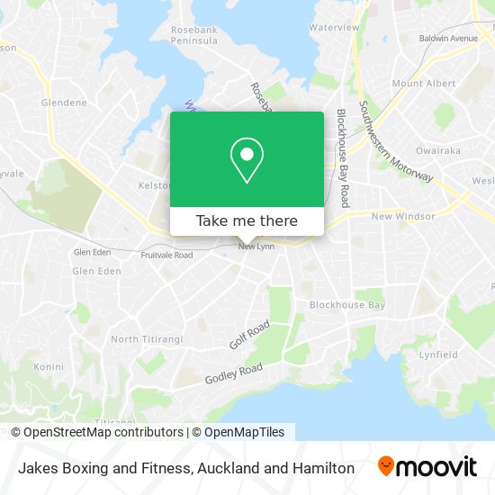 Jakes Boxing and Fitness map