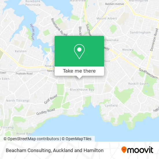 Beacham Consulting map