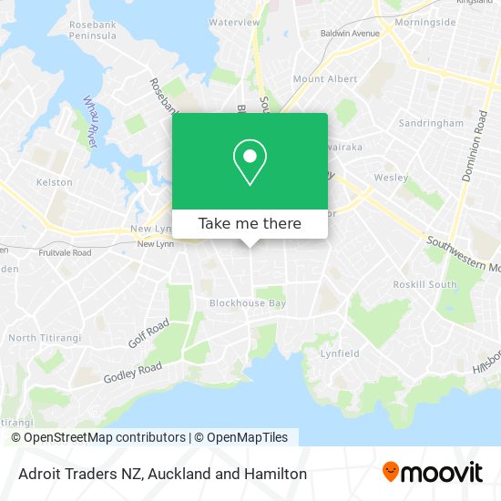 Adroit Traders NZ map