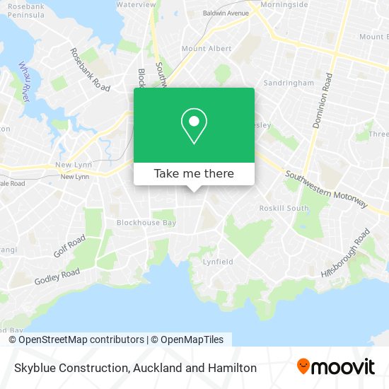 Skyblue Construction map