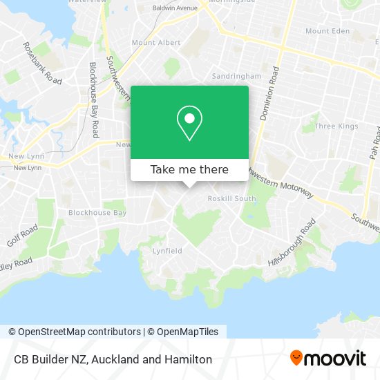 CB Builder NZ map