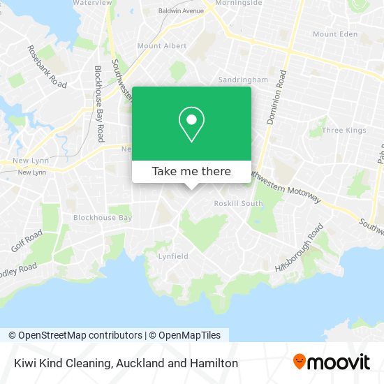 Kiwi Kind Cleaning map