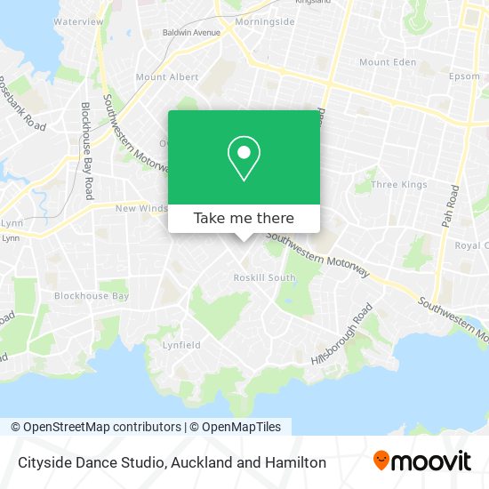 Cityside Dance Studio map