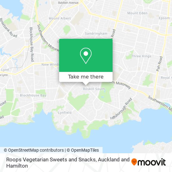 Roops Vegetarian Sweets and Snacks map