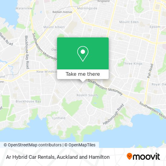 Ar Hybrid Car Rentals map