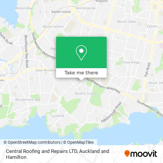 Central Roofing and Repairs LTD map