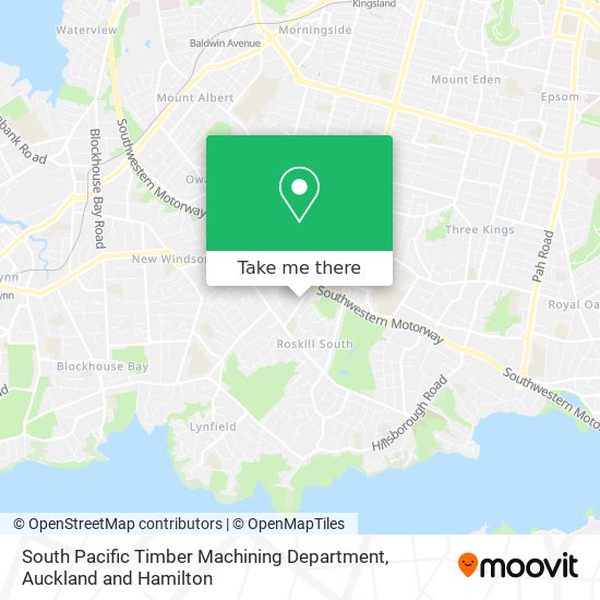 South Pacific Timber Machining Department map