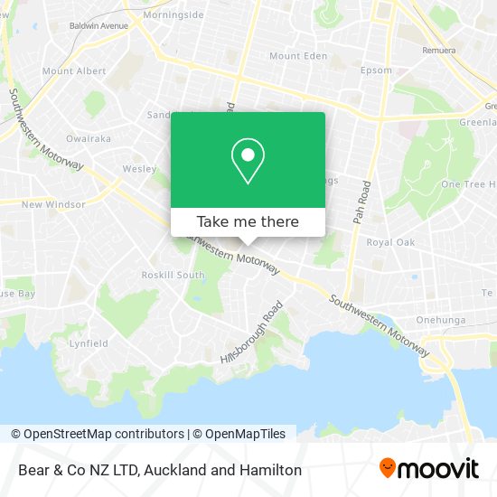 Bear & Co NZ LTD map