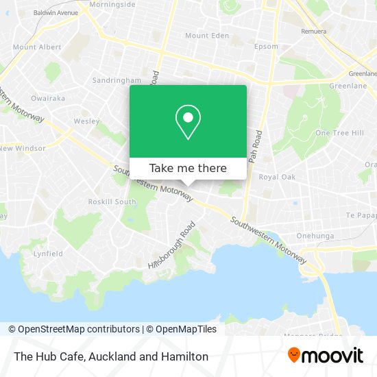 The Hub Cafe map