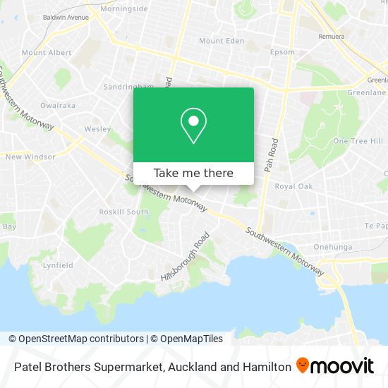 Patel Brothers Supermarket map