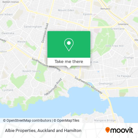 Albie Properties map