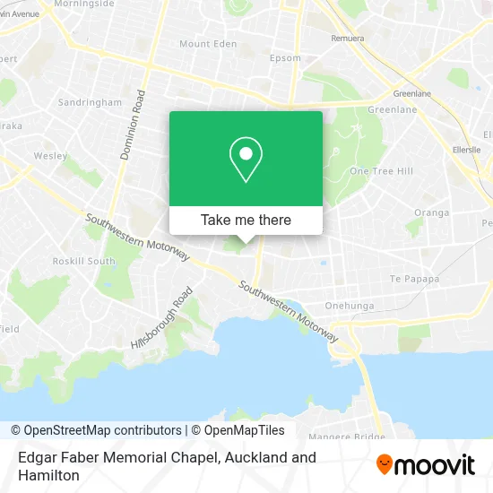 Edgar Faber Memorial Chapel map