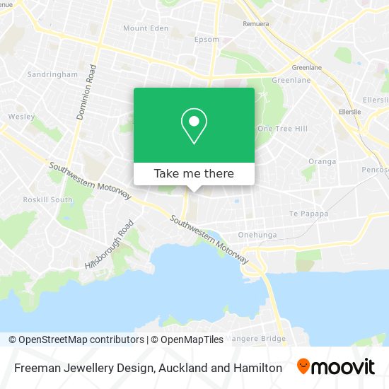 Freeman Jewellery Design map