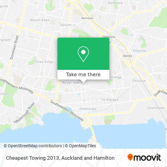 Cheapest Towing 2013 map
