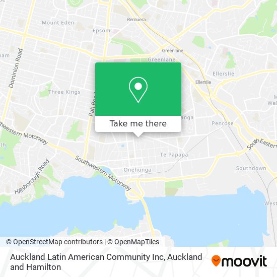 Auckland Latin American Community Inc map