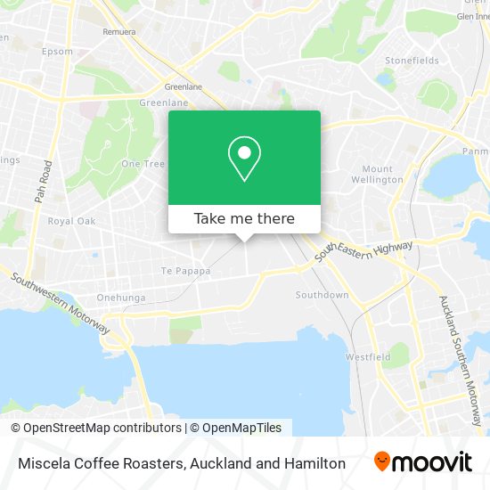 Miscela Coffee Roasters map