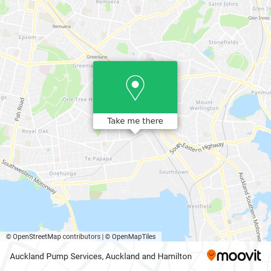 Auckland Pump Services map