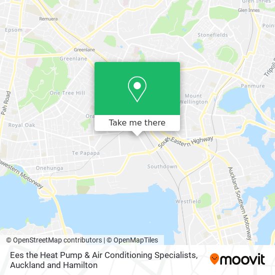 Ees the Heat Pump & Air Conditioning Specialists map